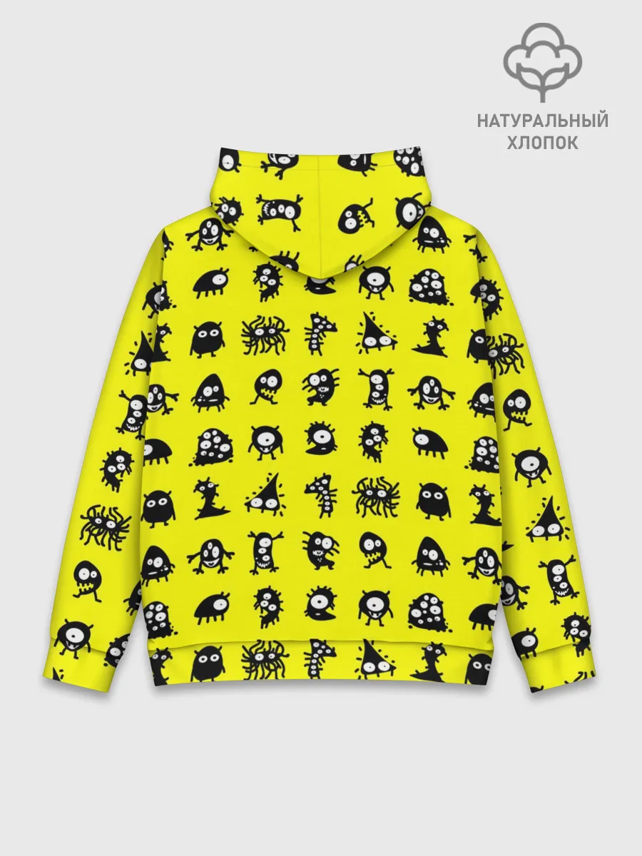 Худи мужской база хлопок / монстры