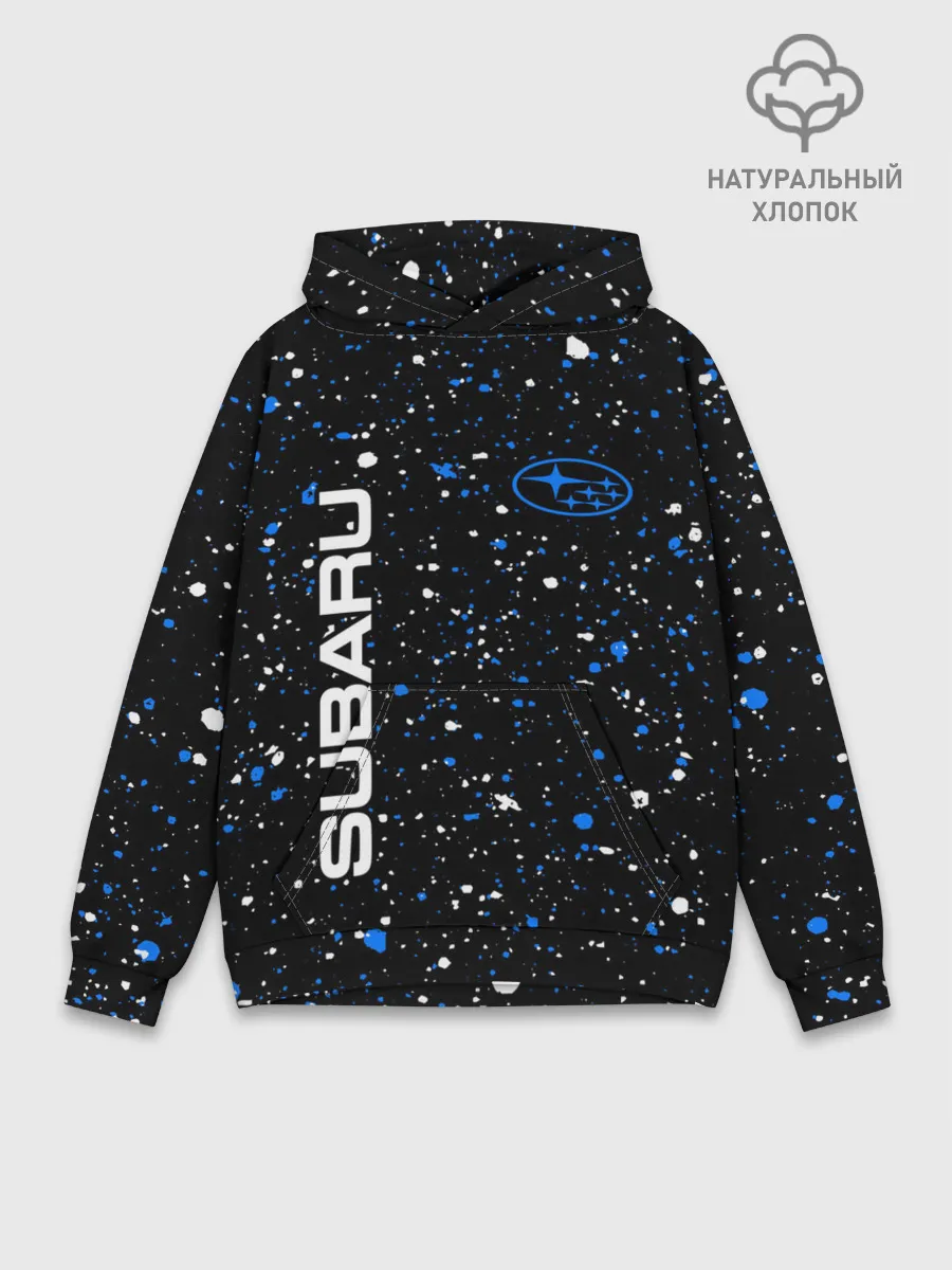 Худи мужской база хлопок / SUBARU / Субару