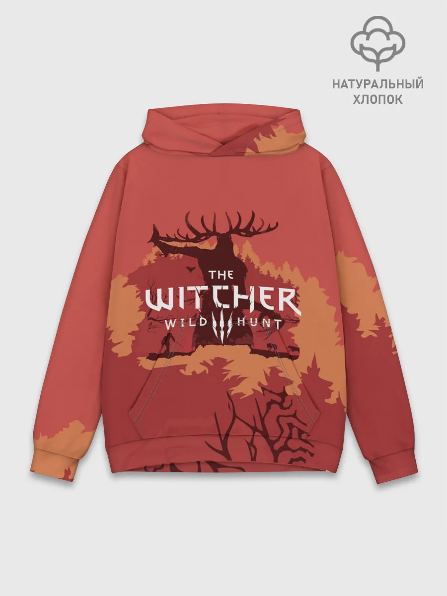 Худи мужской база хлопок / ВЕДЬМАК