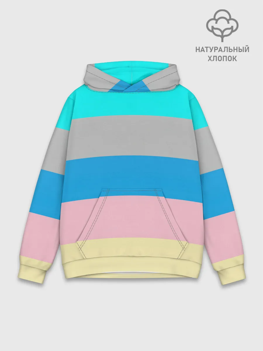 Худи мужской база хлопок / Флаг аниме