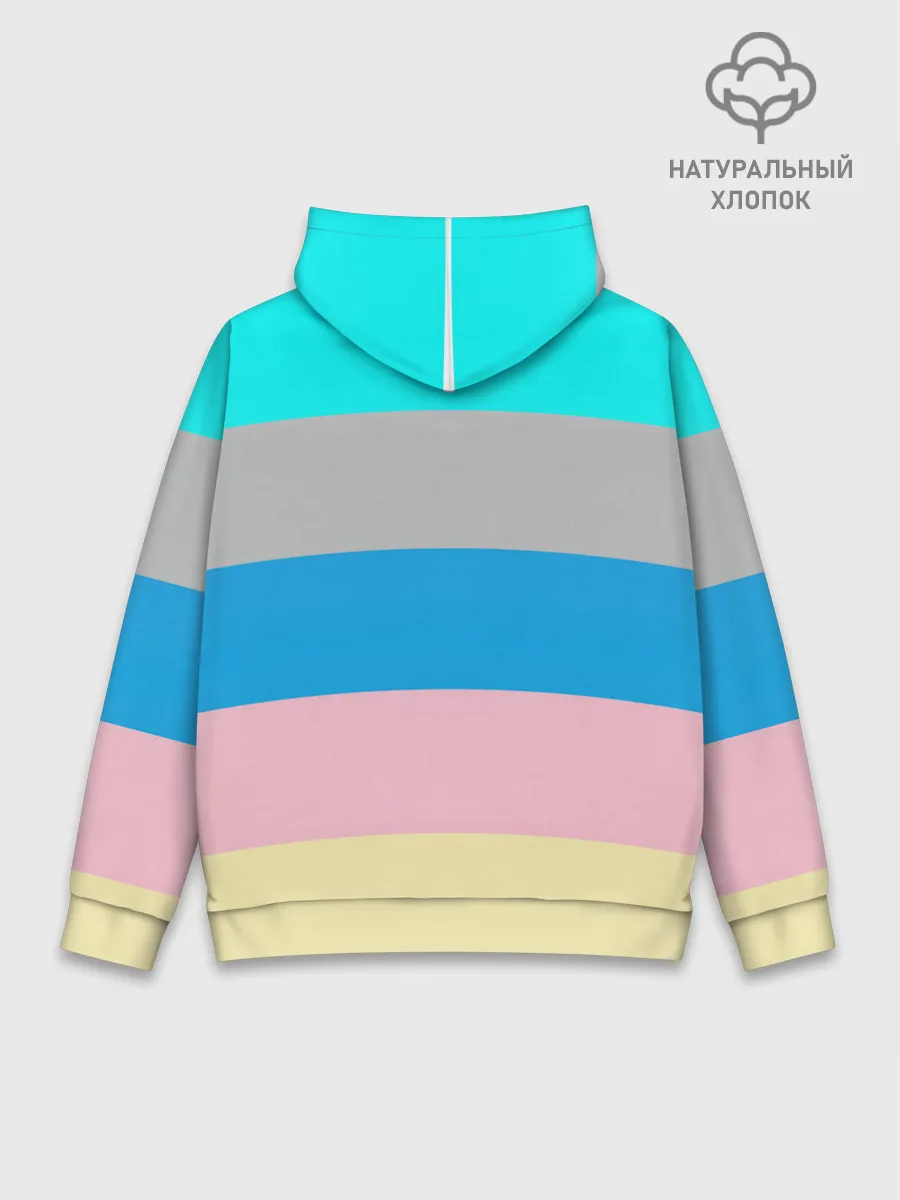 Худи мужской база хлопок / Флаг аниме