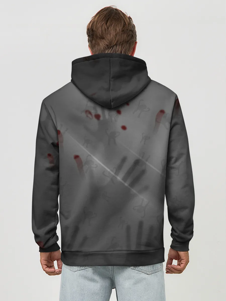 Худи мужской база хлопок / ЪУЪ СЪУКА