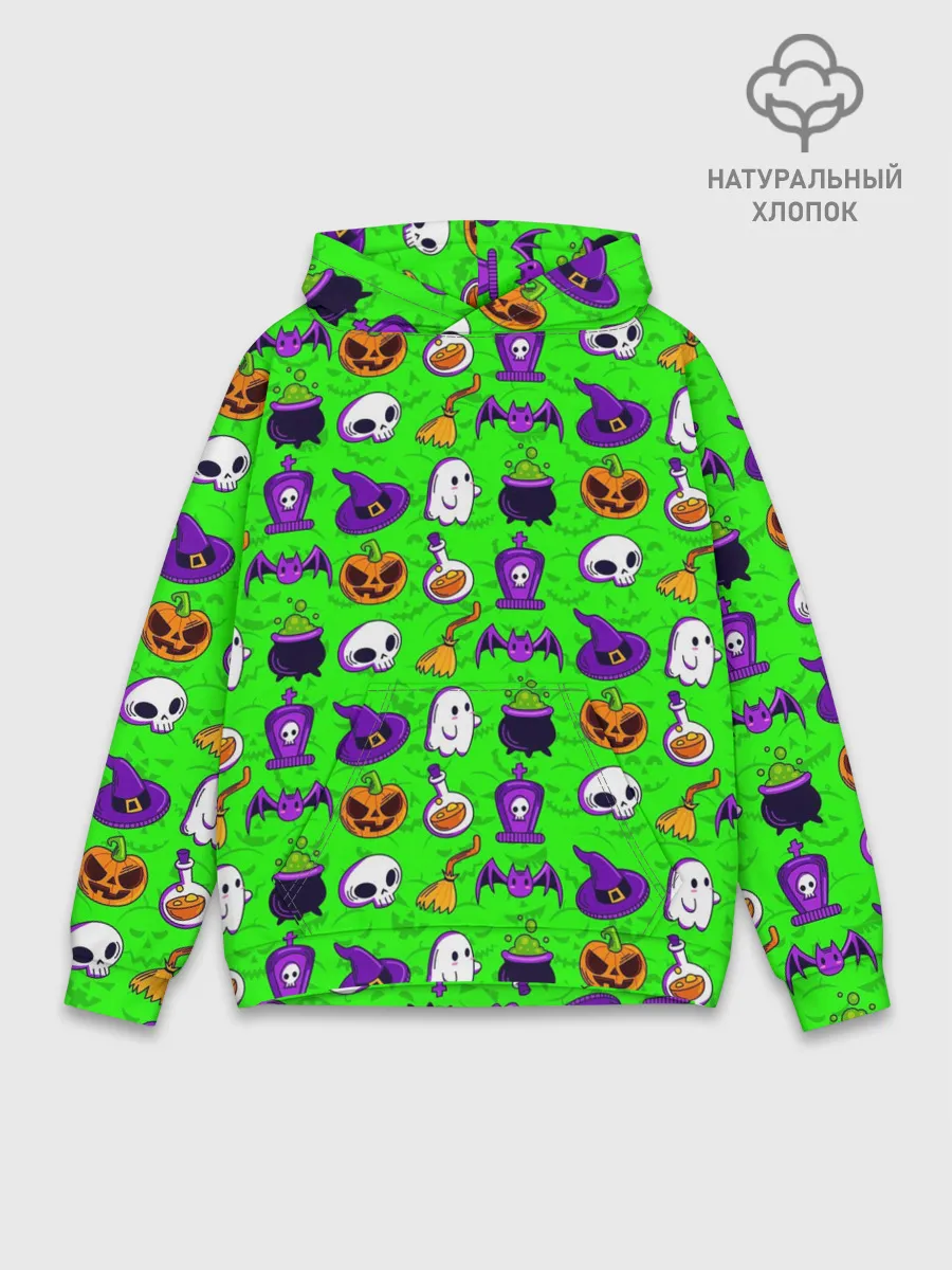 Худи мужской база хлопок / HALLOWEEN