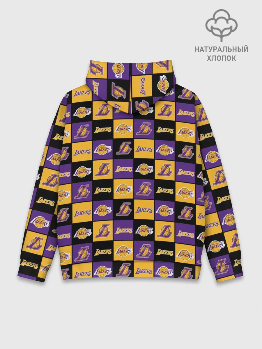 Худи мужской база хлопок / LA LAKERS | ЛЕЙКЕРС