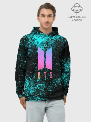 Худи мужской база хлопок / BTS