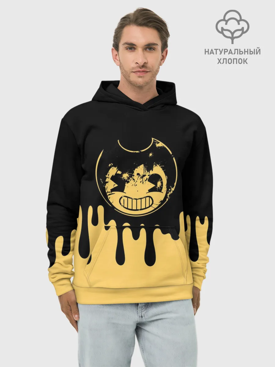 Худи мужской база хлопок / Bendy And The Ink Machine