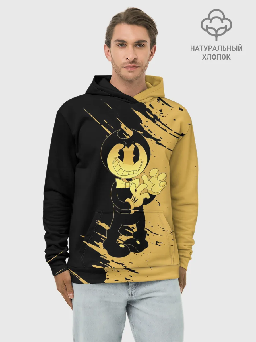 Худи мужской база хлопок / Bendy And The Ink Machine