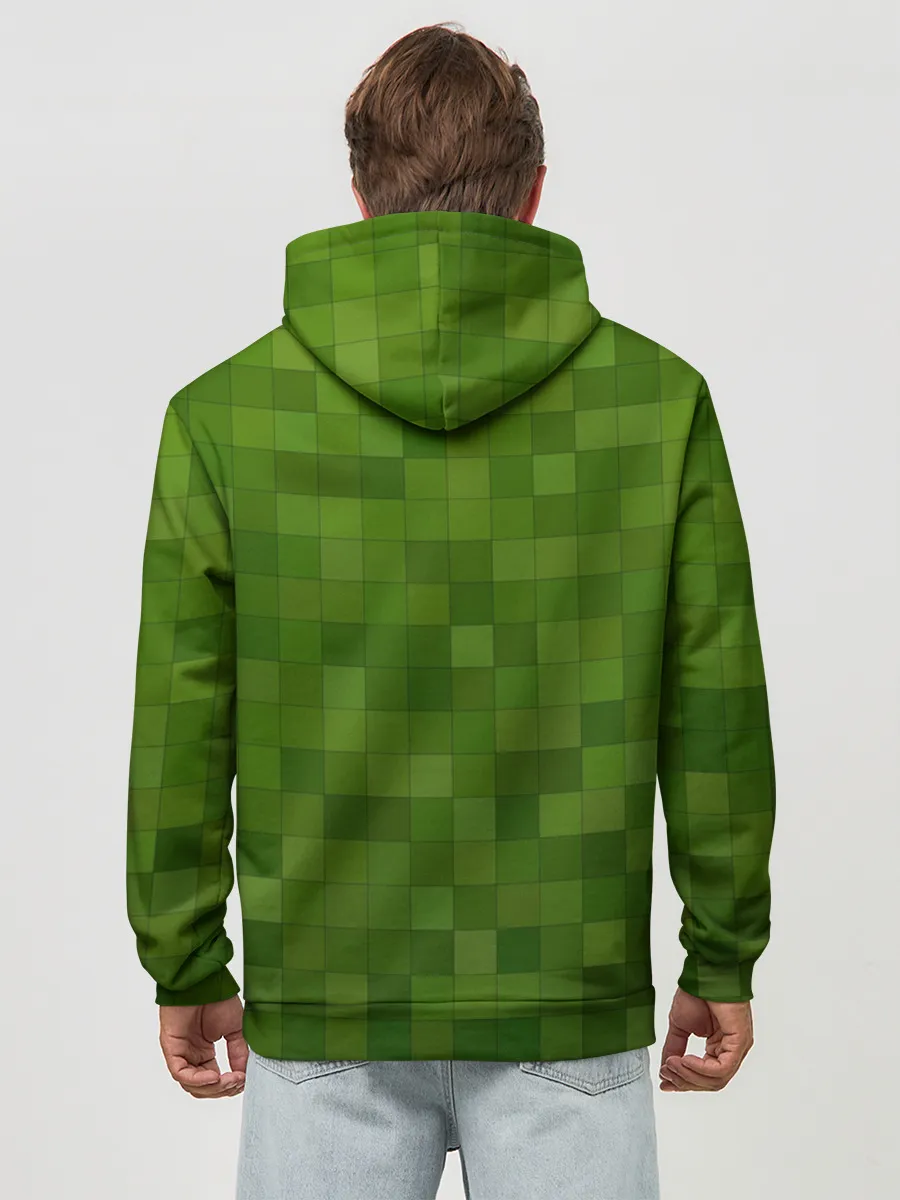 Худи мужской база хлопок / Minecraft