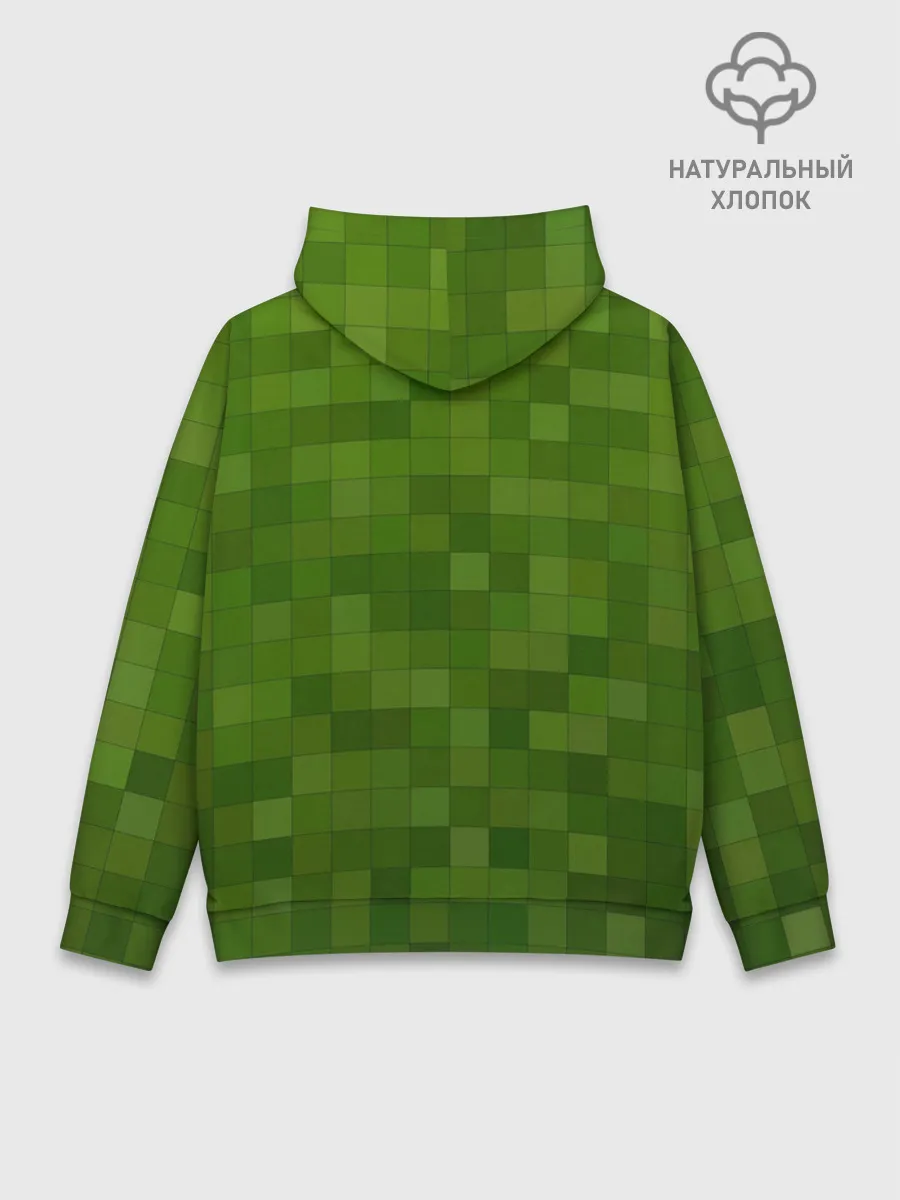 Худи мужской база хлопок / Minecraft