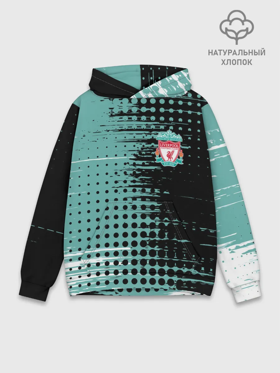 Худи мужской база хлопок / Liverpool / Ливерпуль.