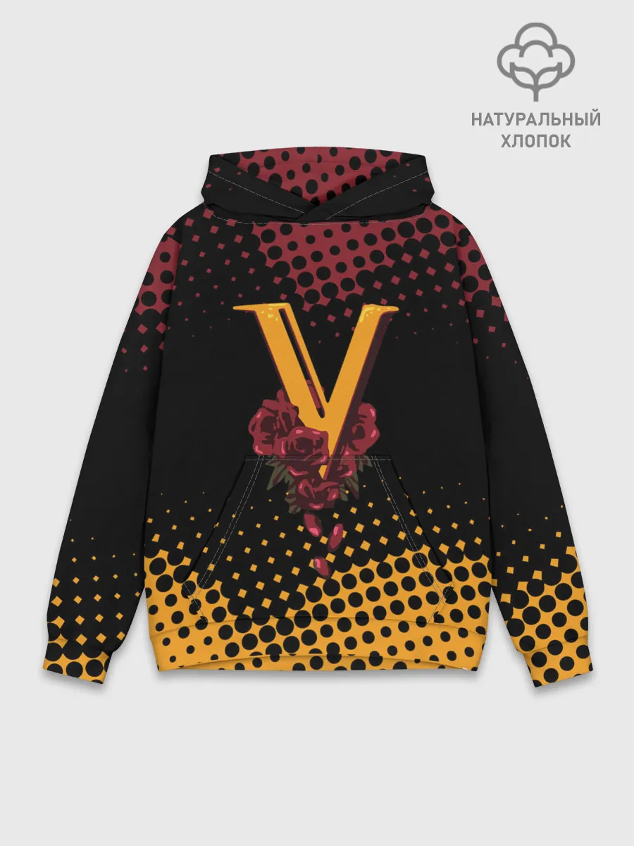 Худи мужской база хлопок / CYBERPUNK 2077 / VALENTINO.