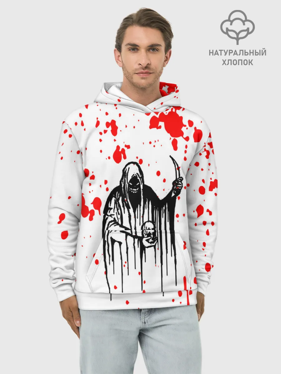 Худи мужской база хлопок / GHOSTEMANE