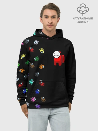 Худи мужской база хлопок / AMONG US - Impostor