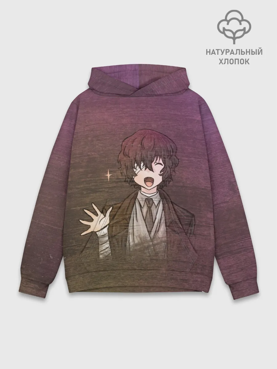 Худи мужской база хлопок / Дазай Осаму