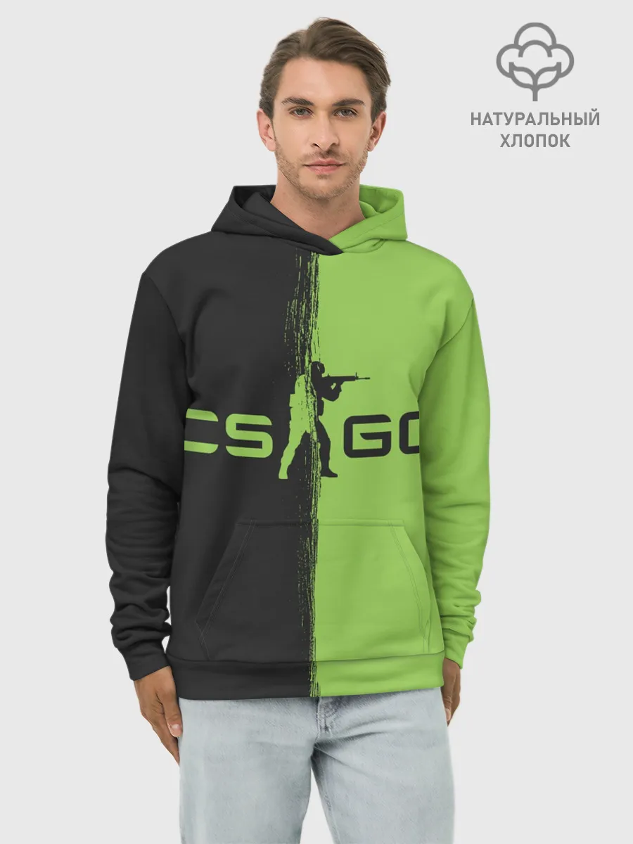 Худи мужской база хлопок / CS GO