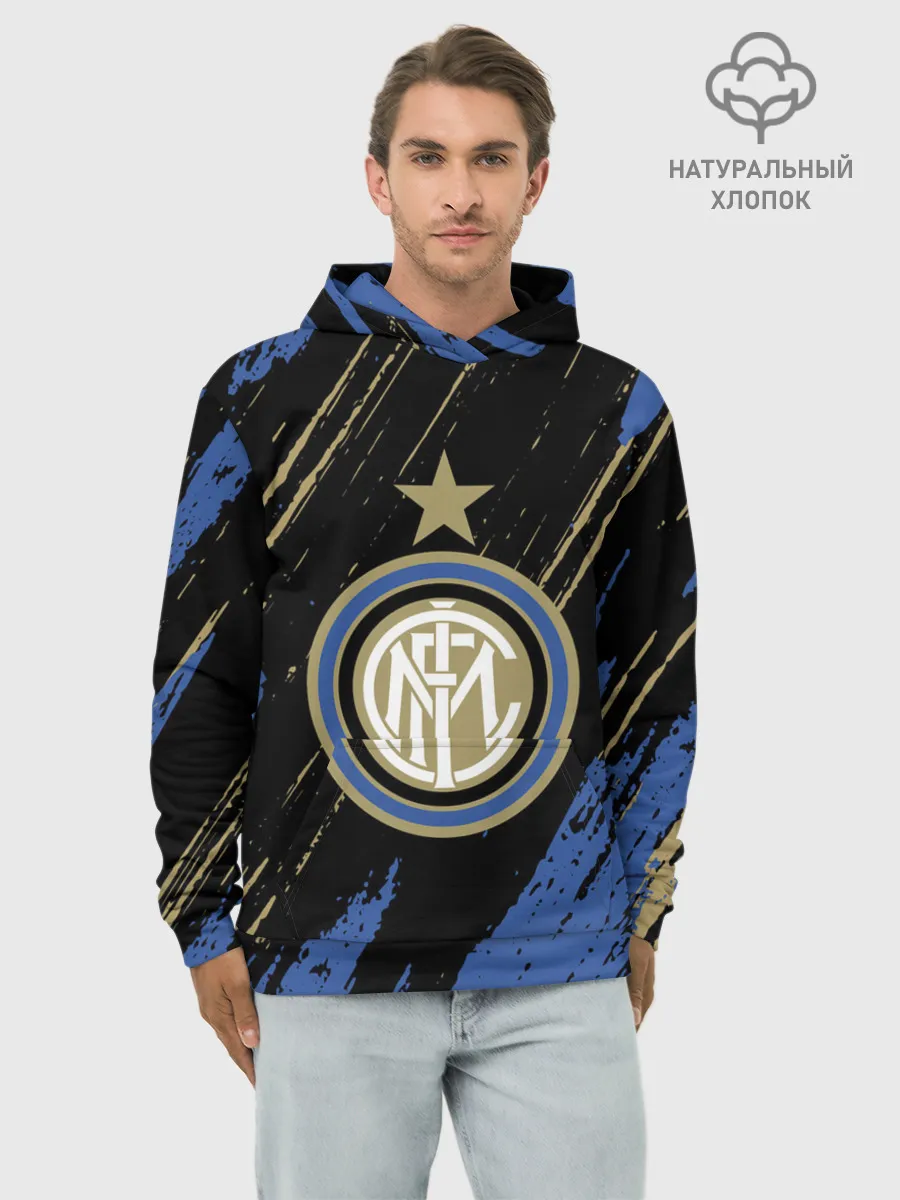 Худи мужской база хлопок / Inter / Интер.