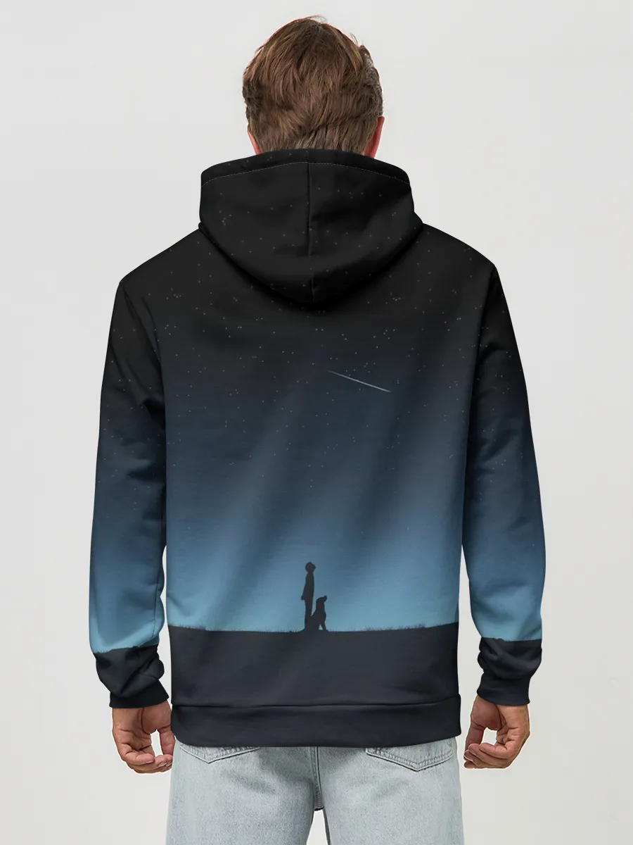 Худи мужской база хлопок / ДРУГ ЧЕЛОВЕКА