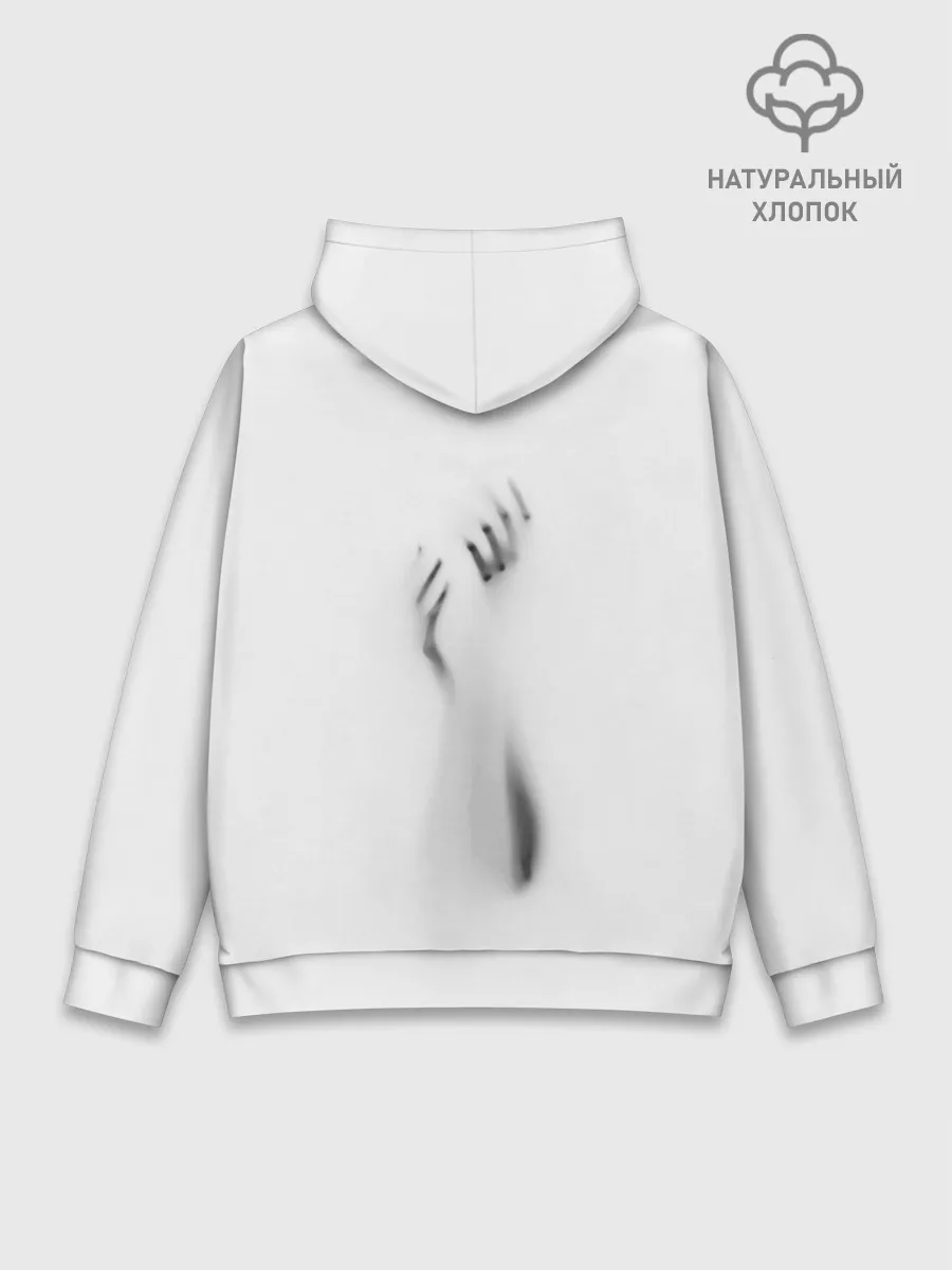 Худи мужской база хлопок / Руки за стеклом