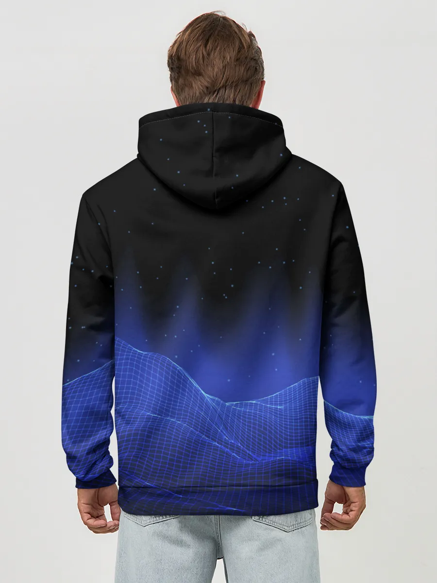 Худи мужской база хлопок / IMPOSTOR / NASA.