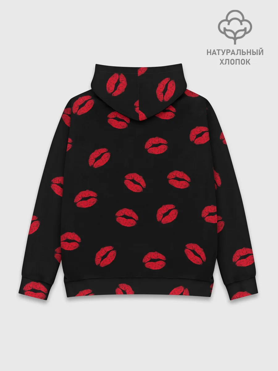 Худи мужской база хлопок / Поцелуи