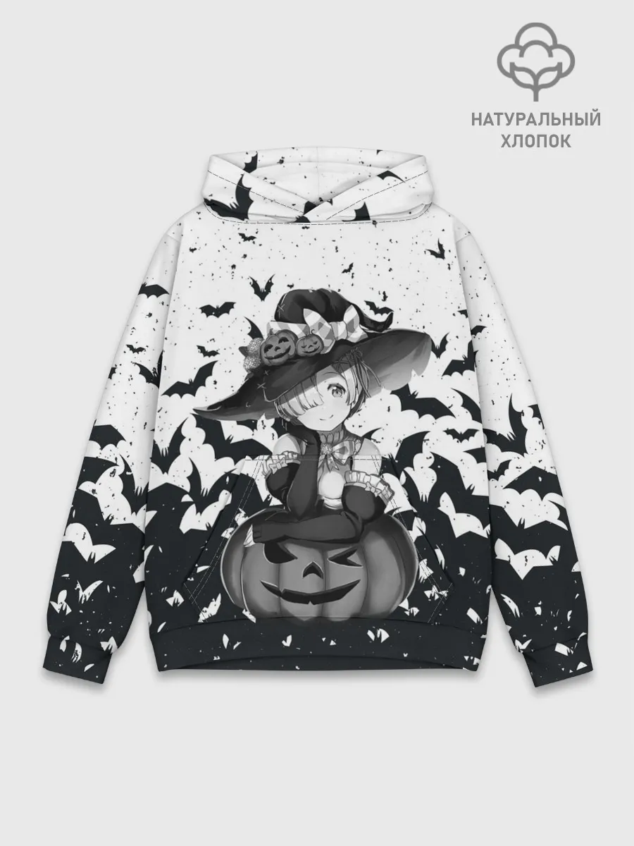 Худи мужской база хлопок / Re:Zero | Рем