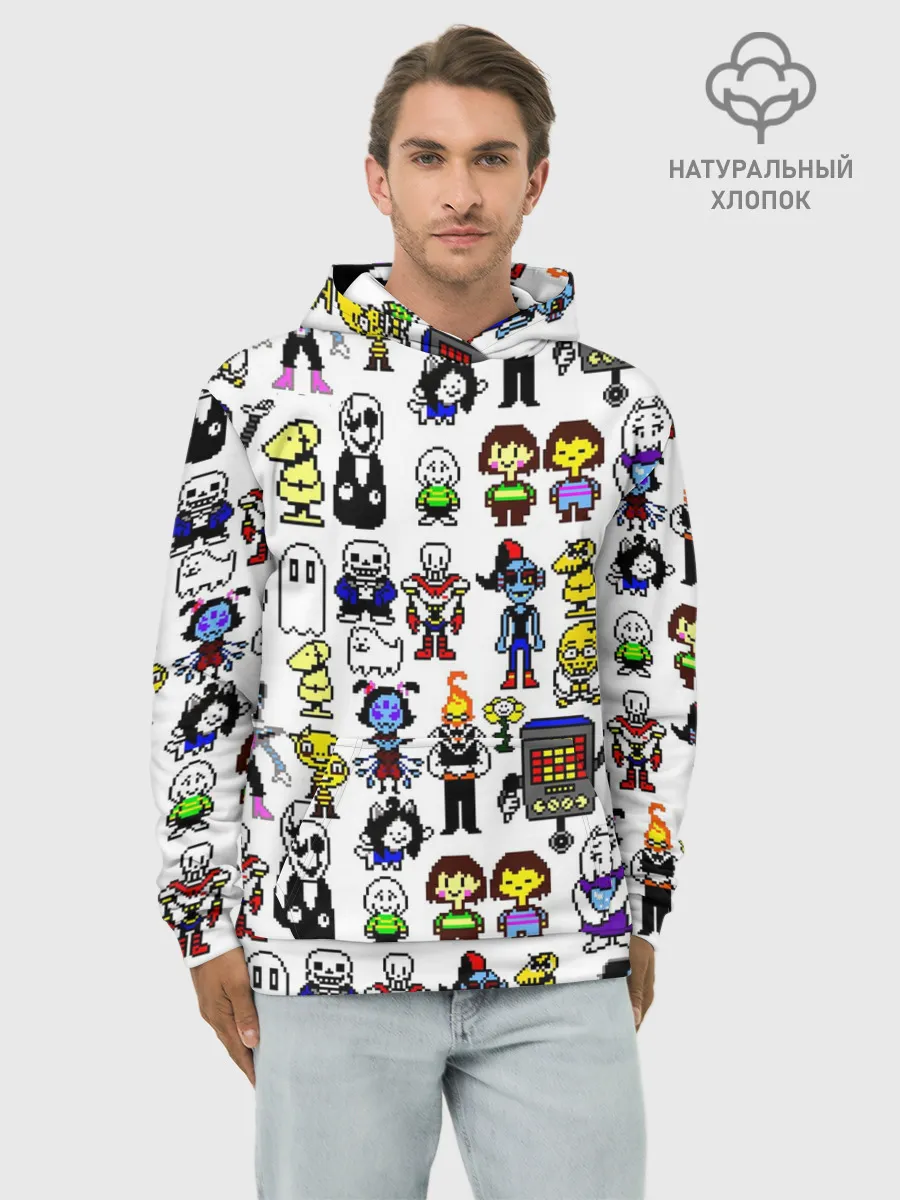 Худи мужской база хлопок / UNDERTALE
