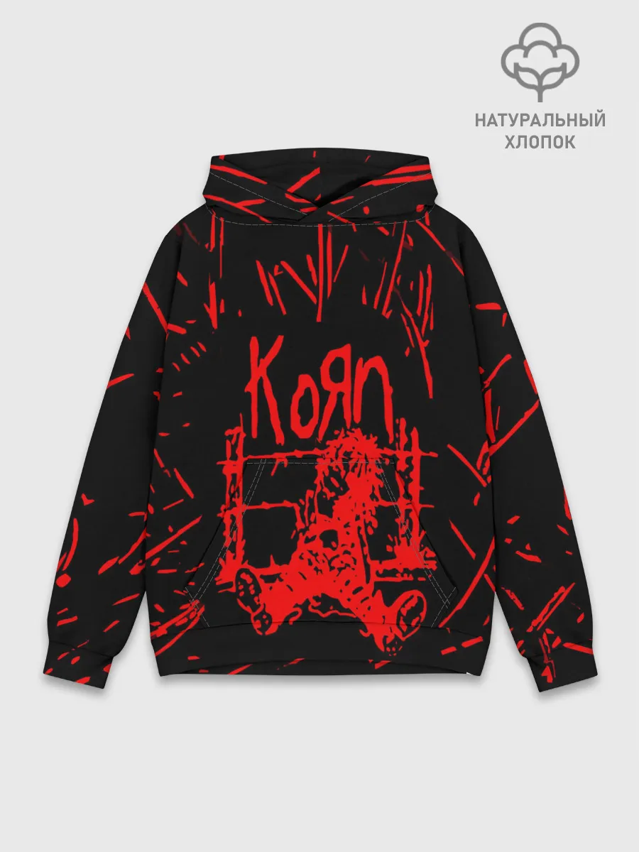 Худи мужской база хлопок / korn