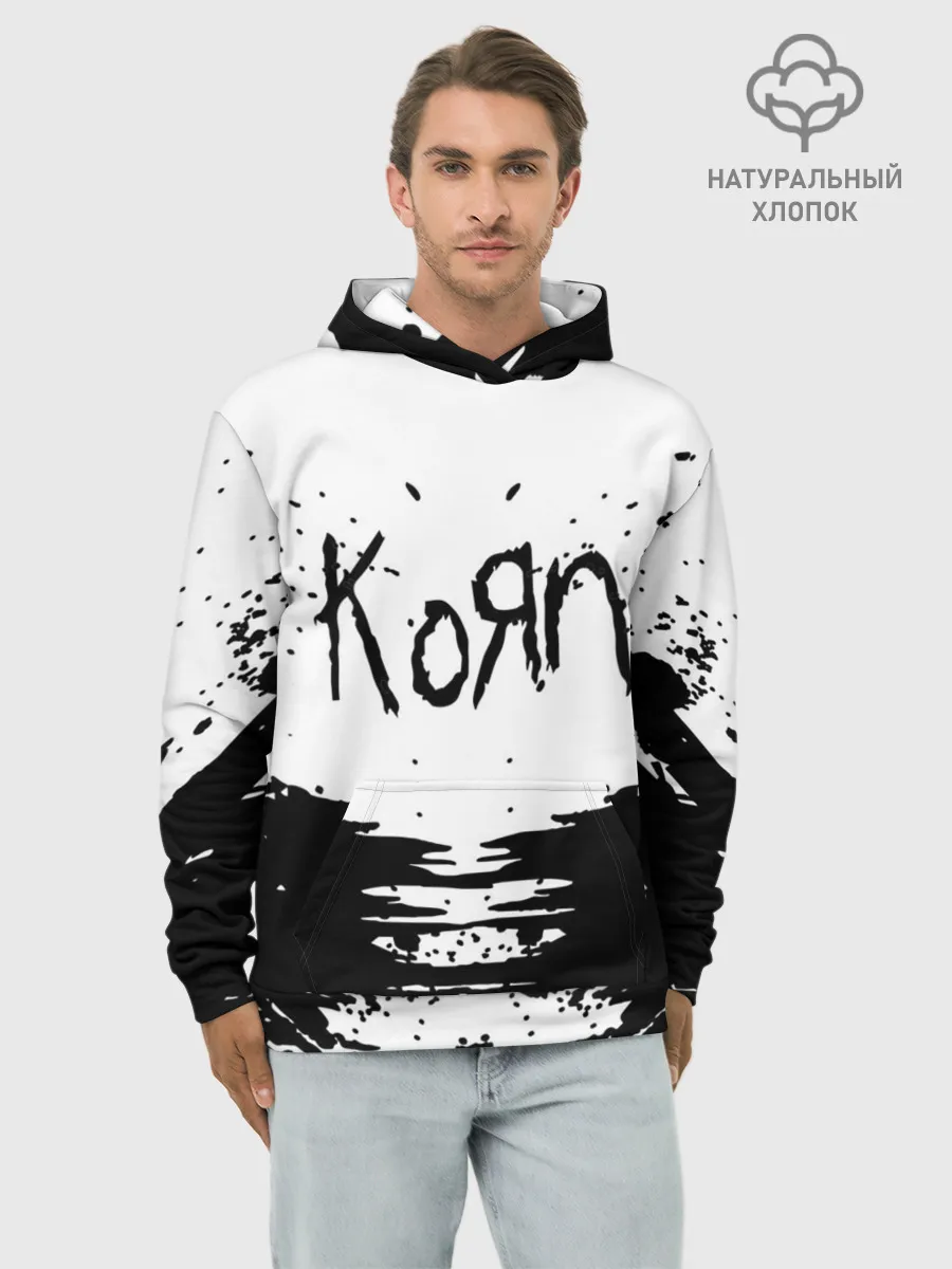 Худи мужской база хлопок / korn