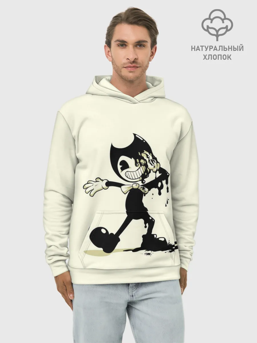Худи мужской база хлопок / Bendy And The Ink Machine
