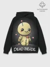 Худи мужской база хлопок / DEAD INSIDE