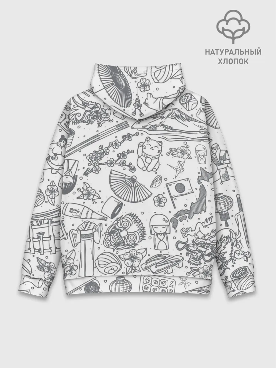 Худи мужской база хлопок / Япония | Страна Восходящего Солнца