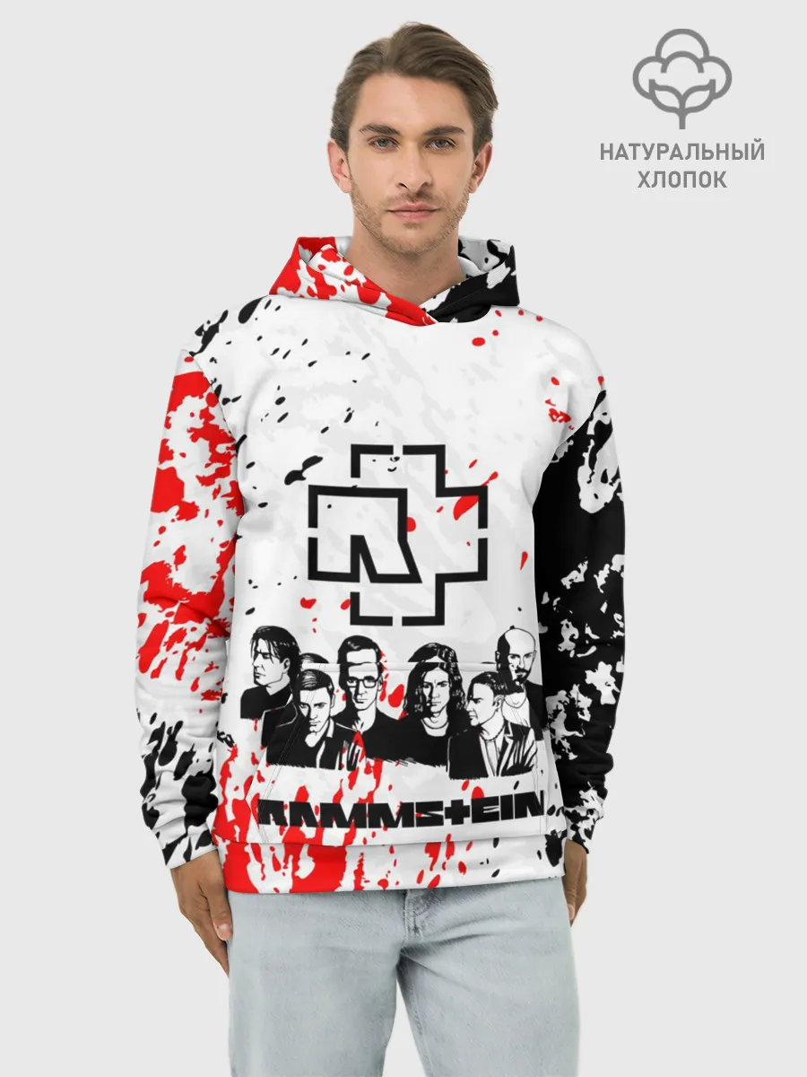 Худи мужской база хлопок / RAMMSTEIN