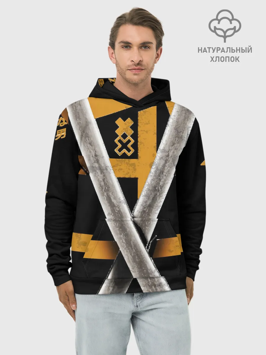 Худи мужской база хлопок / 2 Katanas