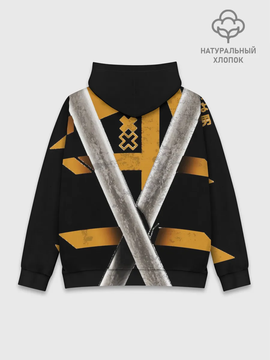 Худи мужской база хлопок / 2 Katanas