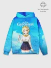 Худи мужской база хлопок / Genshin Impact - Lumine