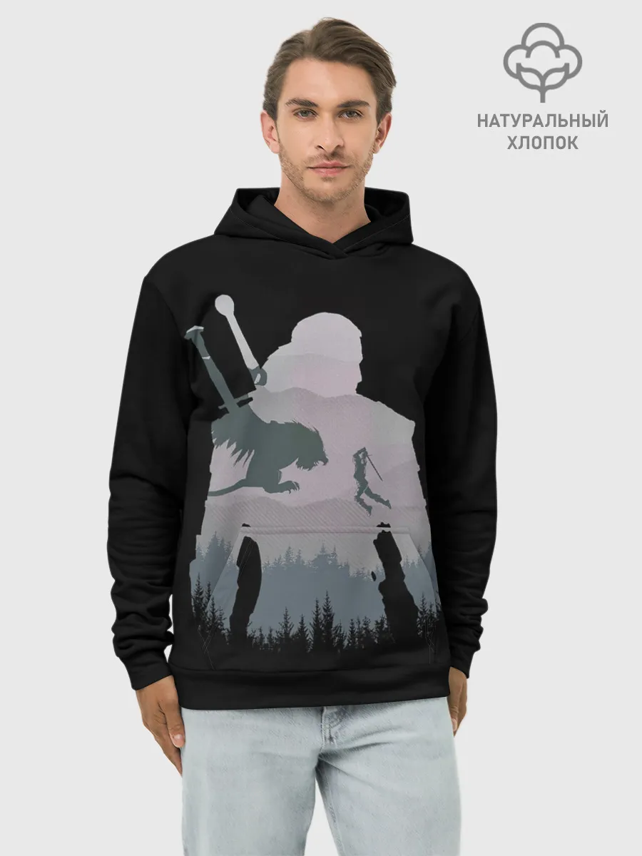 Худи мужской база хлопок / The Witcher
