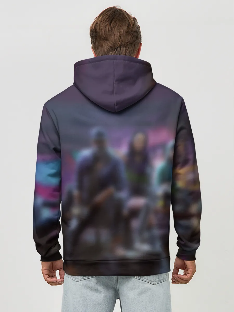 Худи мужской база хлопок / Watch dogs