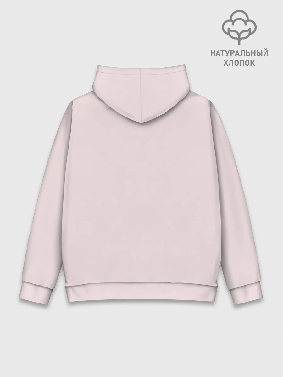 Худи мужской база хлопок / Арт Кричащий титан!