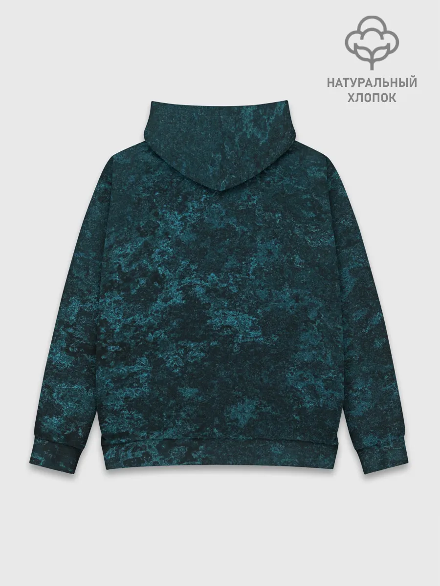 Худи мужской база хлопок / ТЕКСТУРА МЕТАЛЛА