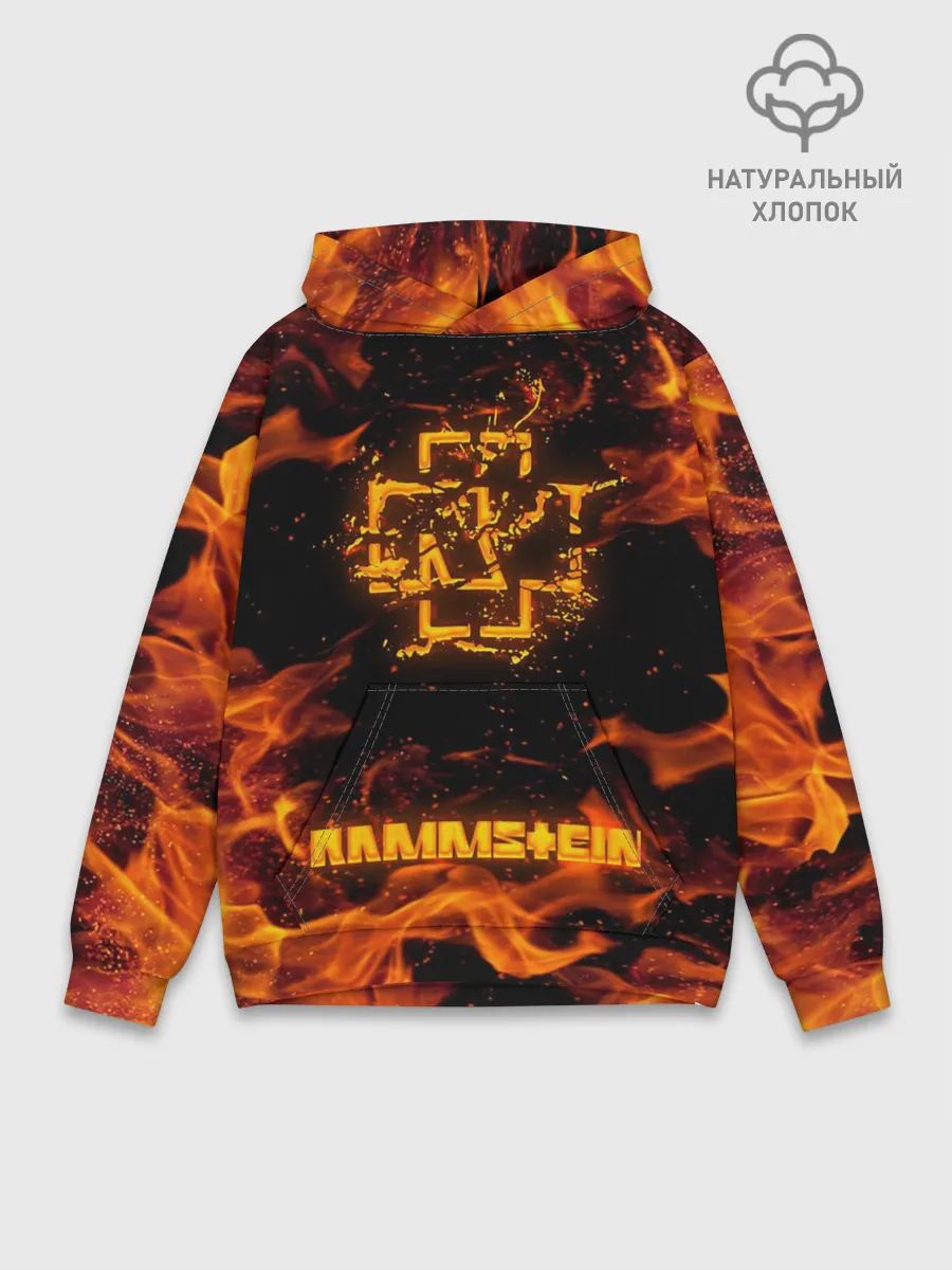 Худи мужской база хлопок / RAMMSTEIN