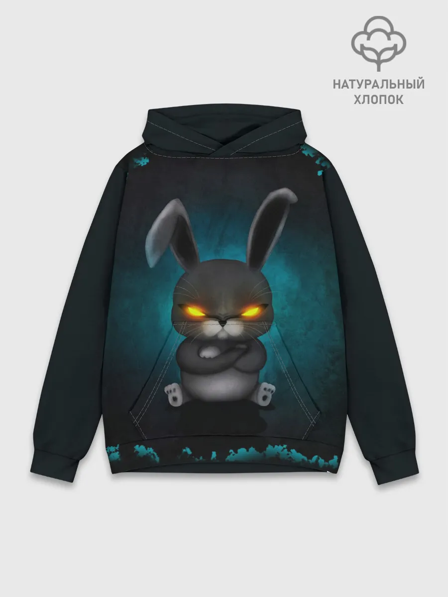 Худи мужской база хлопок / NEON HARE