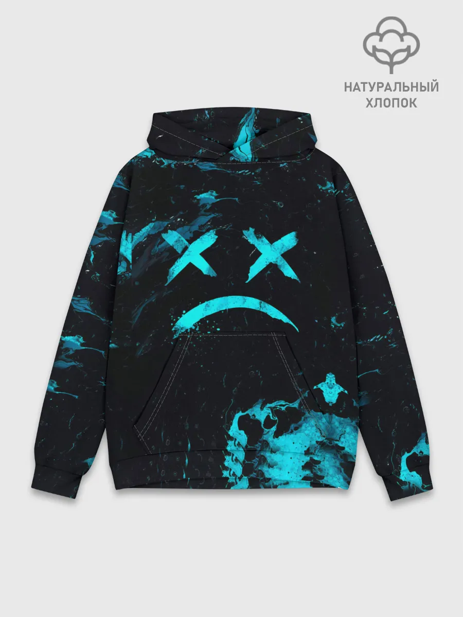 Худи мужской база хлопок / Lil Peep