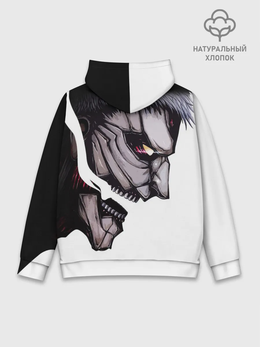 Худи мужской база хлопок / Злобный титан