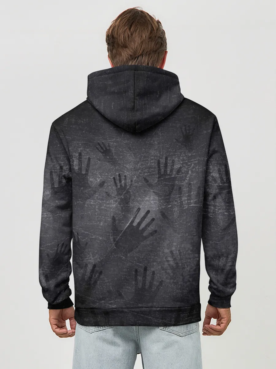 Худи мужской база хлопок / ЛАДОНИ УШЕДШИХ