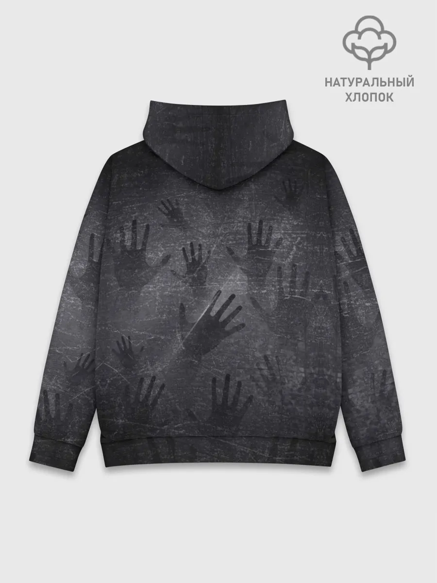 Худи мужской база хлопок / ЛАДОНИ УШЕДШИХ