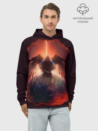 Худи мужской база хлопок / АНГЕЛ