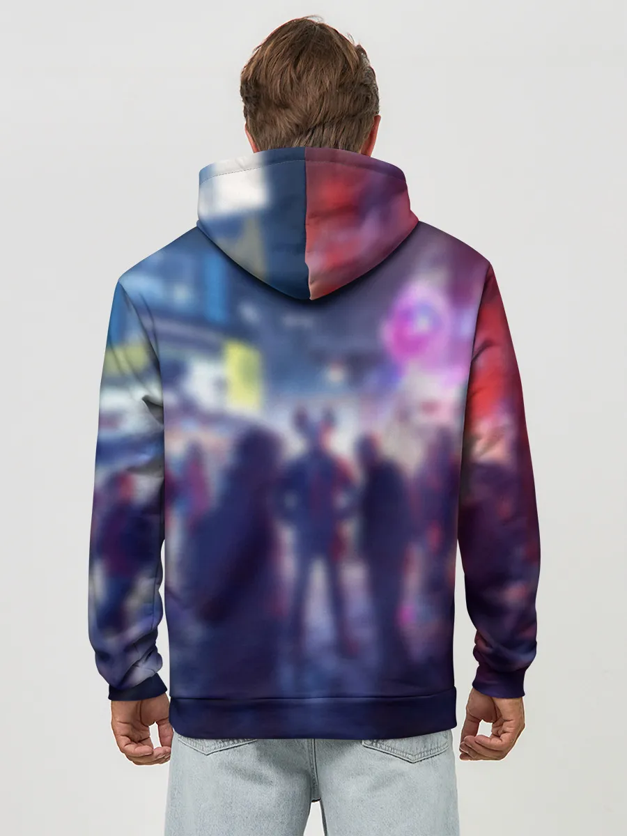 Худи мужской база хлопок / Маска Watch dogs