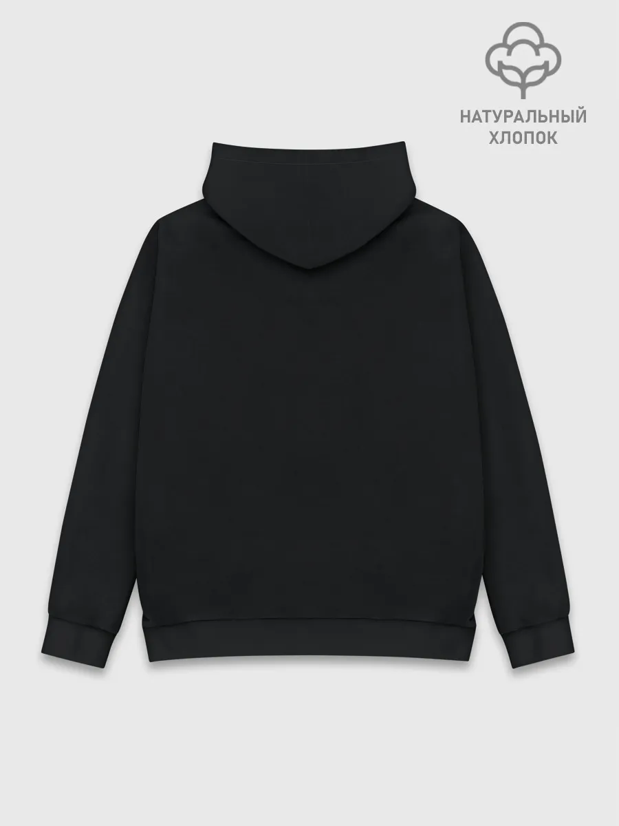 Худи мужской база хлопок / Медуза и космонавт