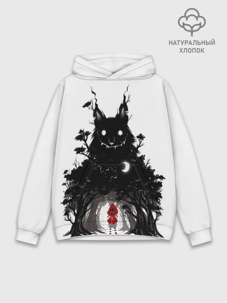 Худи мужской база хлопок / Красная шапочка