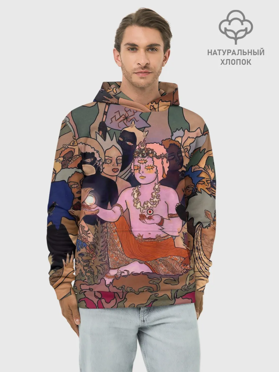 Худи мужской база хлопок / BRING ME THE HORIZON ART